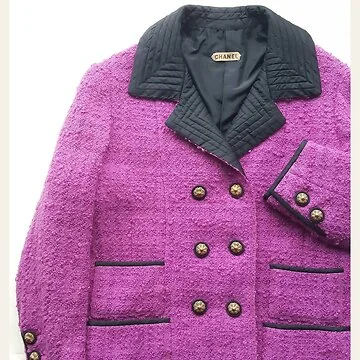 Chanel collarless jacket
